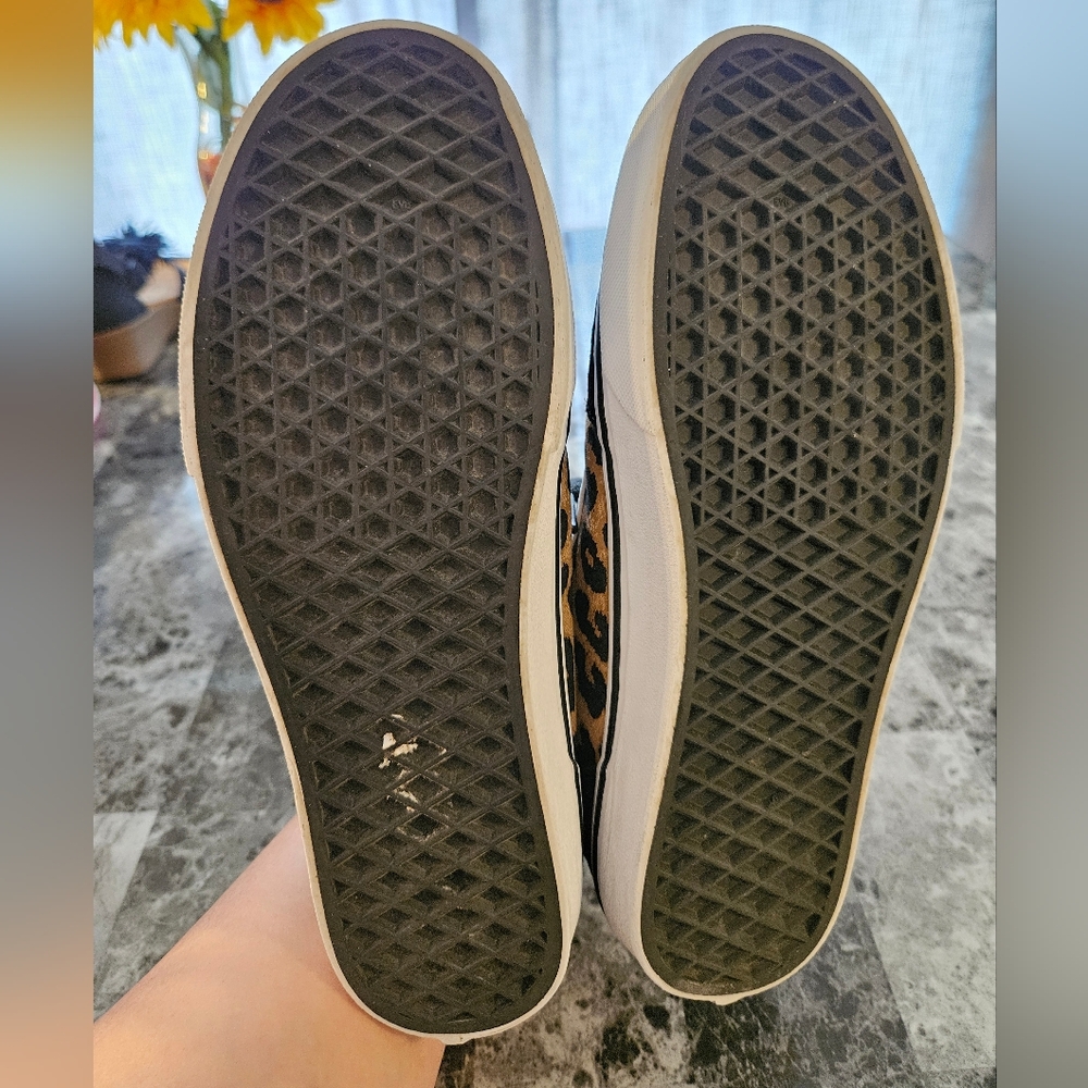 Vans Ward Hi Skate Shoes Sneakers Leopard Print Women Size 9.5 - Picture 7 of 7